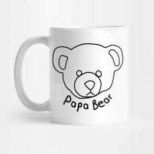 Fathers Day for Papa Bear Mug